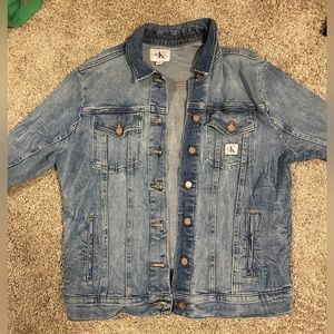 Vintage calvin klein oversized jean jacket